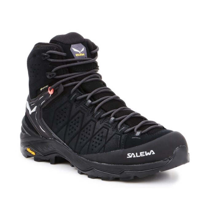 Salewa Womens WS Alp Trainer 2 Mid GTX Trekking Shoes - Black