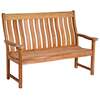 Alexander Rose Mahogany High Back Wooden Bench 5ft (1. 5m)