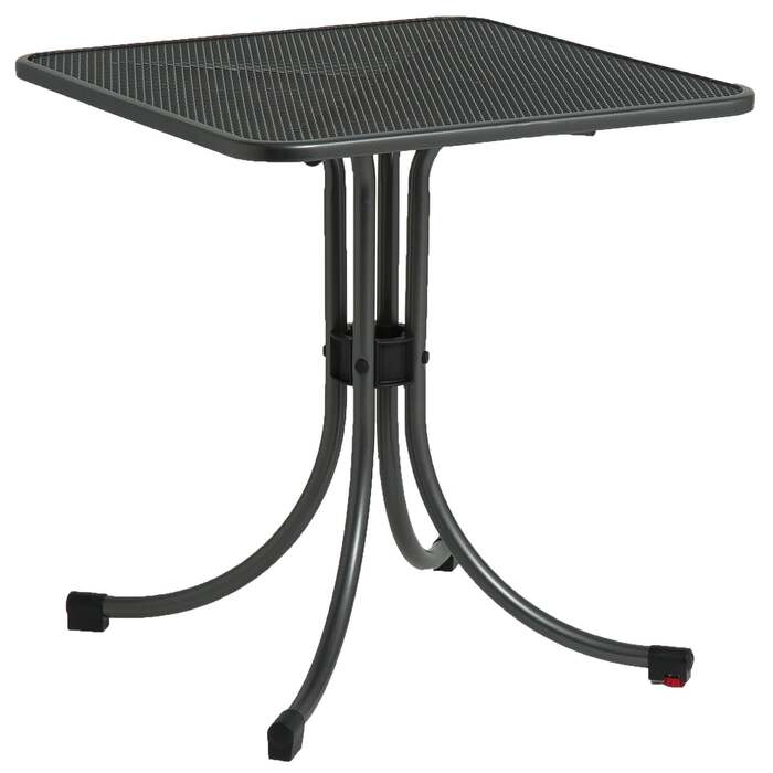 Alexander Rose Portofino Metal Square Bistro Table (0. 7m)