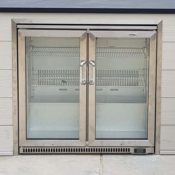 Stainless Steel Double Fridge Trim Kit