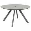 Alexander Rose Outdoor Rimini Round Ceramic Glass Top Table