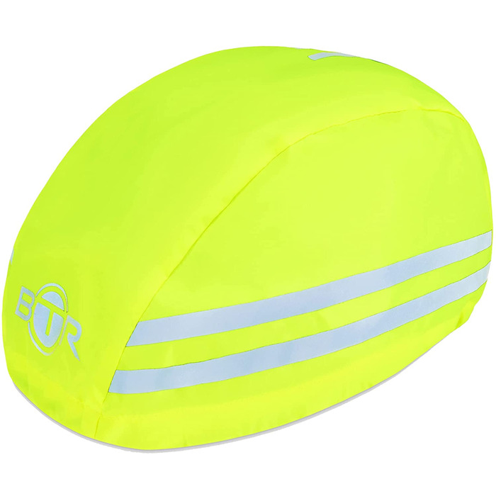 BTR Bicycle High Visibility Waterproof Bike Helmet Cover. High Viz