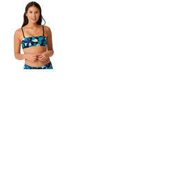 Shore Flower Horn Strapless Bikini Top