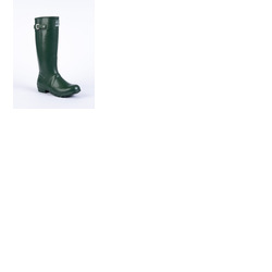 Woodland Womens Plain Green Wellington Boots