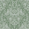 Harlen Woodland Damask Wallpaper Green World of Wallpaper 50342