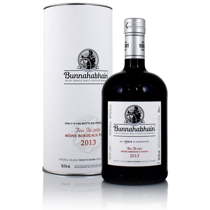 Bunnahabhain 2013 7 Year Old Moine Bordeaux Cask Feis Ile 2021