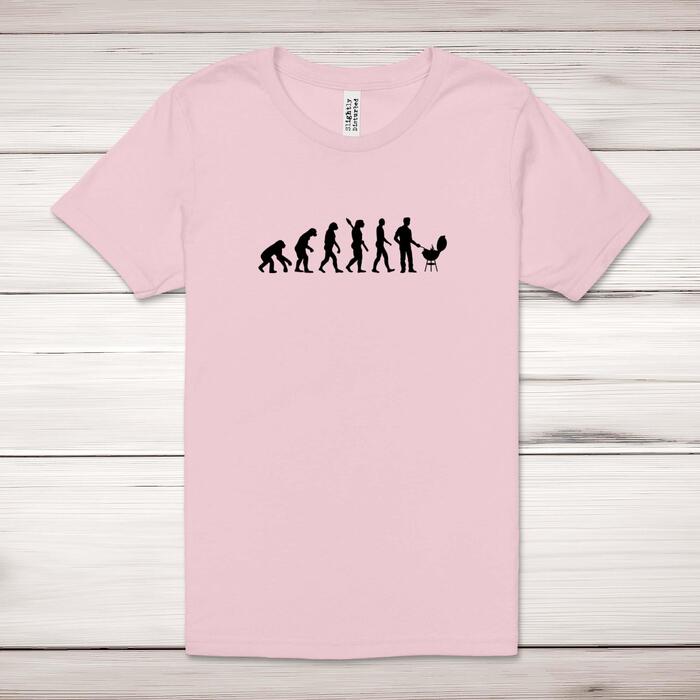 Evolution Of A BBQ King Adult T-Shirt