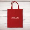 Scrabble Tiles Twat Tote Bag
