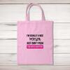 The Bitch Button Tote Bag