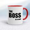 The Boss Is A . . . Swearing Mug