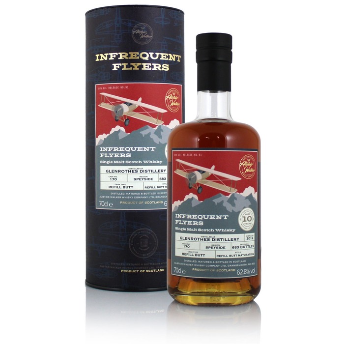 Glenrothes 2012 10 Year Old Infrequent Flyers Cask #170