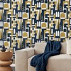 Hey Manhattan City Wallpaper Orchard Ochre Yellow - Mini Moderns MMTLG02OO