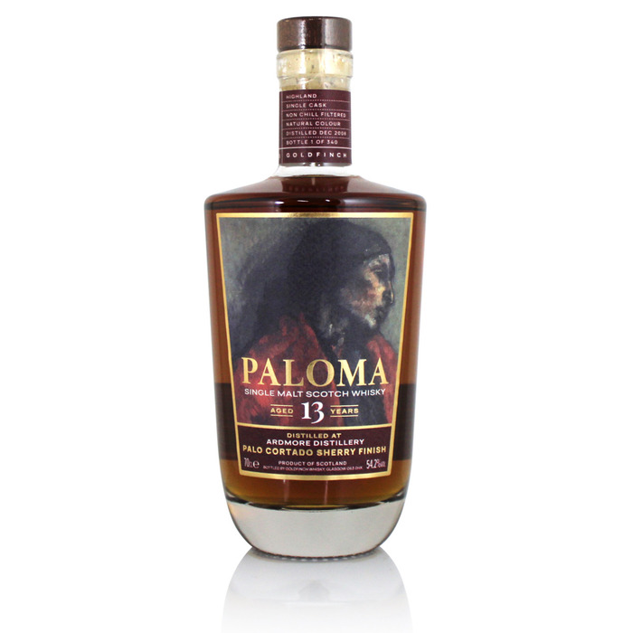 Ardmore 13 Year Old Goldfinch Paloma Palo Cortado Cask