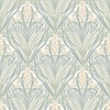 Elegance Bellflower Wallpaper Cream / Sage Muriva M66124
