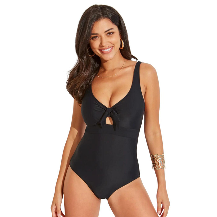 Pour Moi Control Swimsuit - Black - 32C