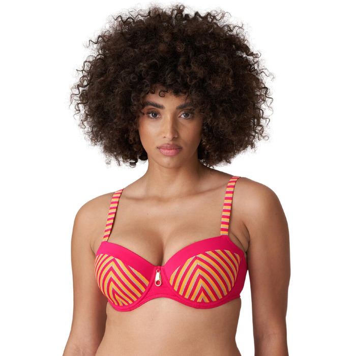 Prima Donna Swim La Concha Padded Balcony Bikini Top - Mai Tai - 38F