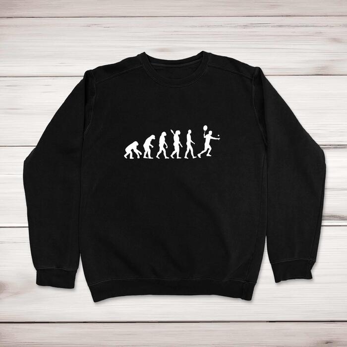 Evolution Of A Tennis Player Sweatshirt