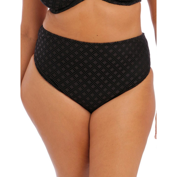 Elomi Bazaruto Mid Rise Bikini Brief - Black - L - 14