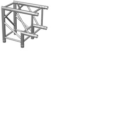 Contestage Quatro290 Truss 2 Way Corner - Aluminium
