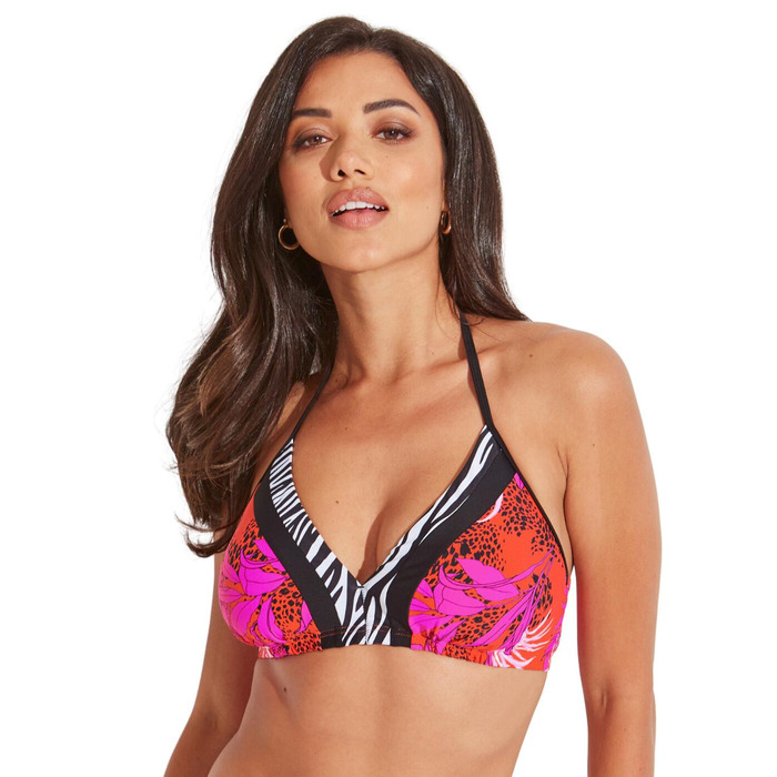 Pour Moi In The Mix Triangle Bikini Top