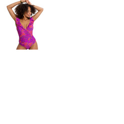 Pour Moi Bermuda Frill Swimsuit