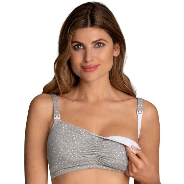 Anita Miss Debby Nursing Bra - Heather Grey - 34G/H