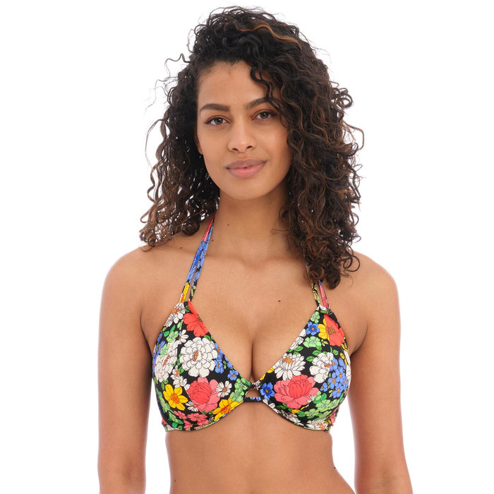 Freya Floral Haze Halter Bikini Top