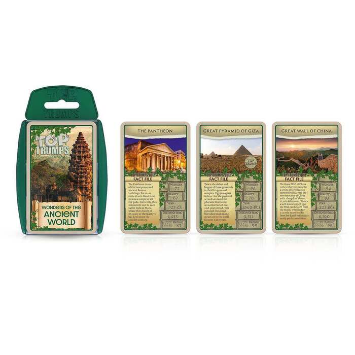Wonders of the Ancient World Top Trumps Card Game