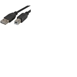 USB 2. 0 A to B Lead Male to Male