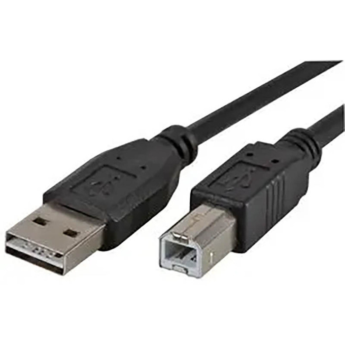 USB 2. 0 A to B Lead Male to Male - 0. 5m