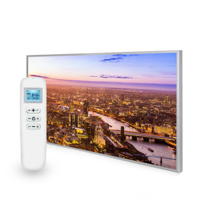 595x995 London Skyline Picture Nexus Wi-Fi Infrared Heating Panel 580W - Electric Wall Panel Heater