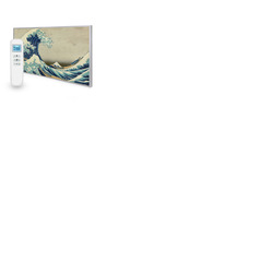 595x995 Great Wave off Kanagawa Picture Nexus Wi-Fi Infrared Heating Panel 580W - Electric Wall Panel Heater