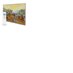 995x1195 Olive Trees with Yellow Sky and Sun Picture Nexus Wi-Fi Infrared Heating Panel 1200W - Electric Wall Panel Heater