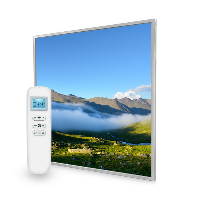 595x595 Rolling Cloud Picture Nexus Wi-Fi Infrared Heating Panel 350W - Electric Wall Panel Heater
