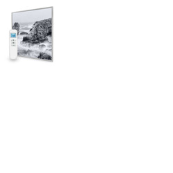 595x595 Stormy Shore Picture Nexus Wi-Fi Infrared Heating Panel 350W - Electric Wall Panel Heater