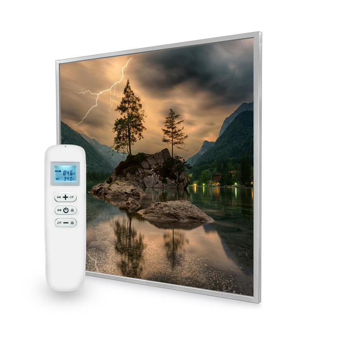 595x595 Thunder Mountain Picture Nexus Wi-Fi Infrared Heating Panel 350W - Electric Wall Panel Heater