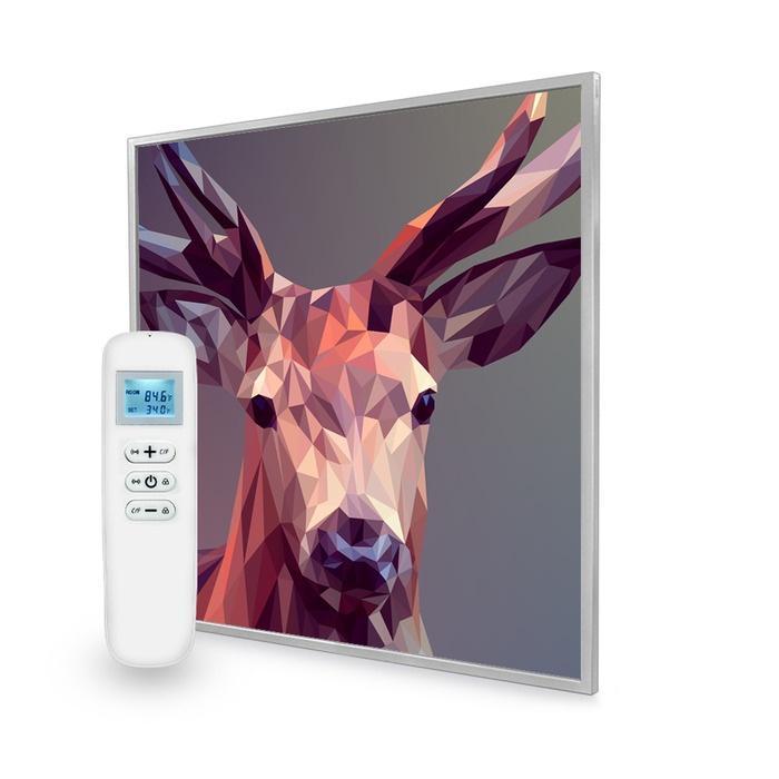 595x595 A Deer In Pixels Picture Nexus Wi-Fi Infrared Heating Panel 350W - Electric Wall Panel Heater