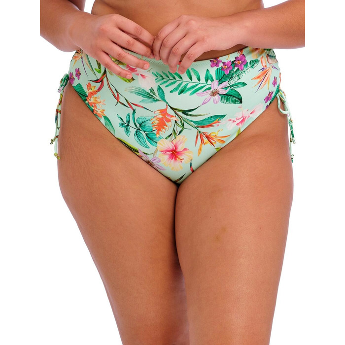 Elomi Sunshine Cove Adjustable Bikini Brief - Aqua - 5XL - 24
