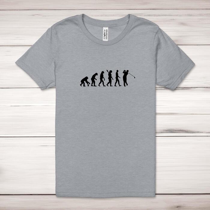 Evolution Of A Golfer Adult T-Shirt