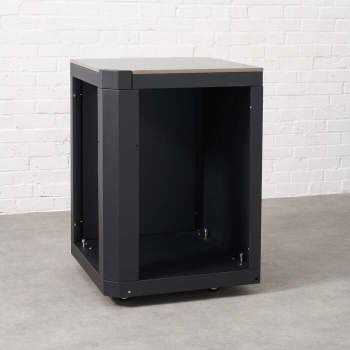 Draco Grills Fusion Outdoor Kitchen Black 90° Corner with Sintered Stone Top, End of February 2026