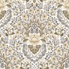 Into The Wild Floral Damask Wallpaper Beige Galerie 18516