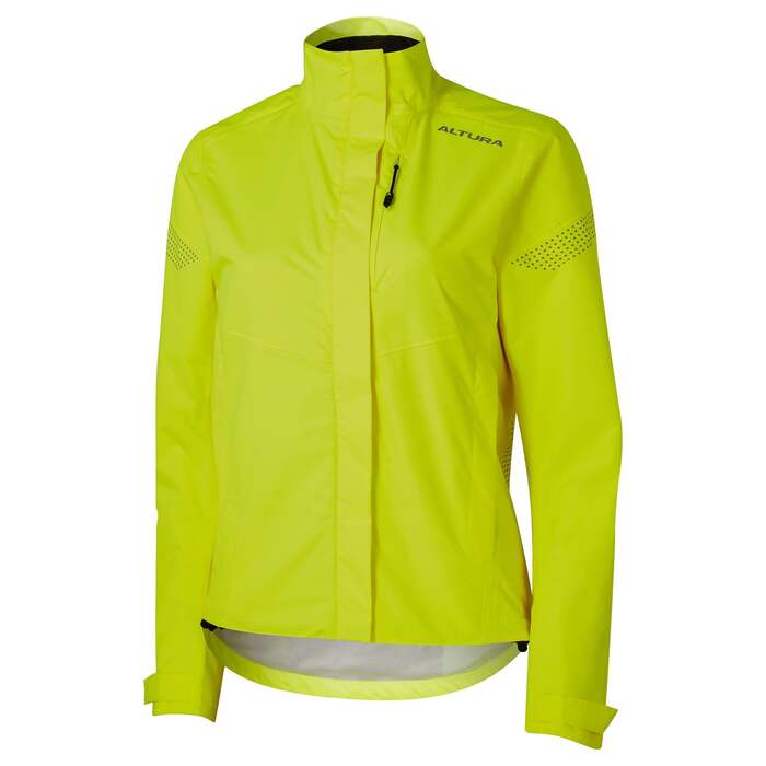 Nightvision Nevis Women's Waterproof Cycling Jacket Yellow | 16 | Altura
