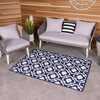 Moroccan Weatherproof Rug, Navy Blue