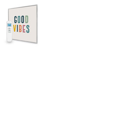 595x595 Good Vibes Quote Nexus Wi-Fi Infrared Heating Panel 350W - Electric Wall Panel Heater