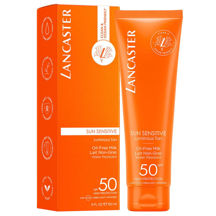 Lancaster Sun Sensitive Oil-Free Body Milk SPF50 150ml