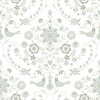 Britt Woodland Damask Vinyl Wallpaper Neutral Fine Decor FD26513