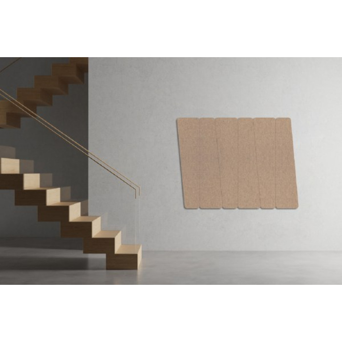 Acoustic Wall Panels 120 x 30cm, Pack of 6