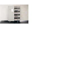 A08 Mobile Shelving Unit with Glass Writing Board