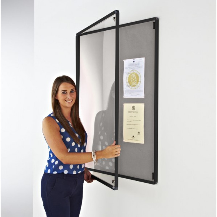 Coloured Frame Tamperproof Noticeboard