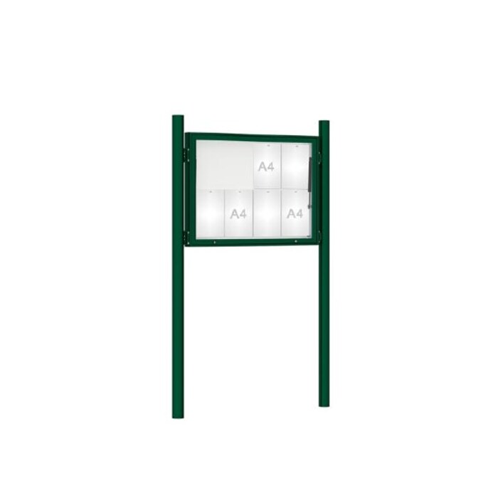 Premium Post Mounted Outdoor Noticeboard